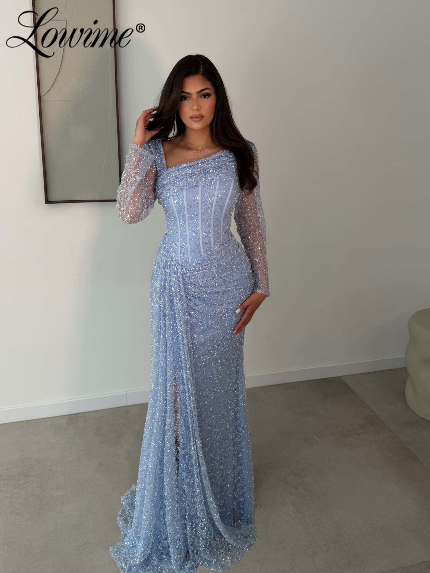 Briar Cosplay Prop - Exquisite Beaded Arabic Evening Dresses Long