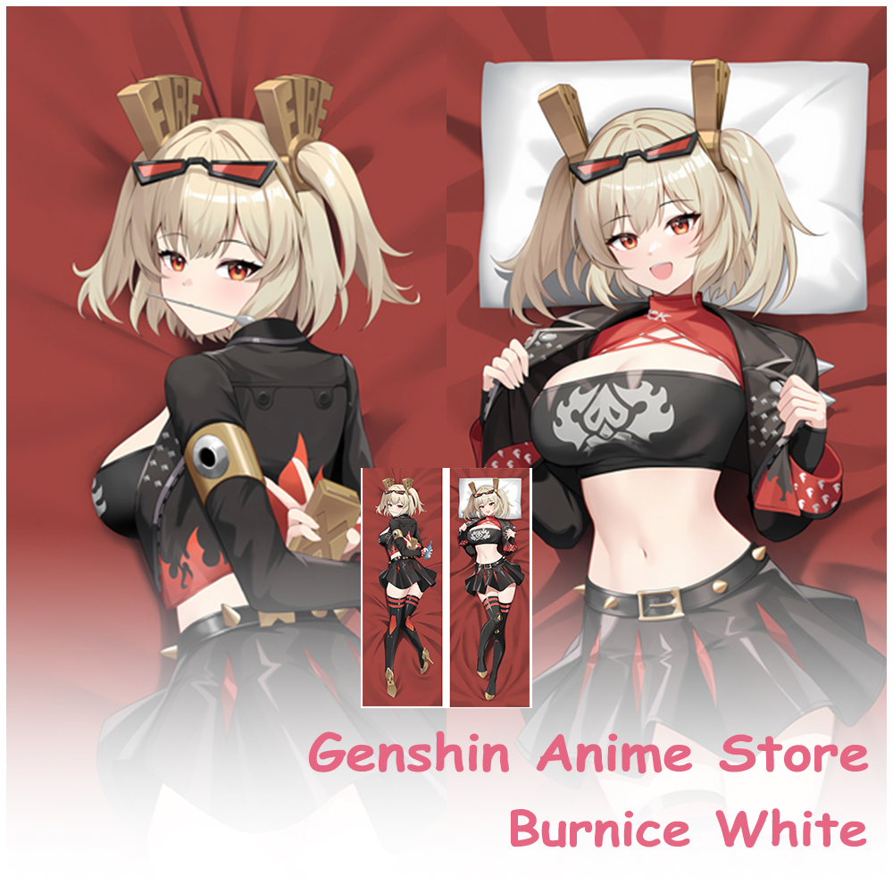 Burnice Cosplay Prop - Dakimakura Burnice White Cartoon Body Pillowcase