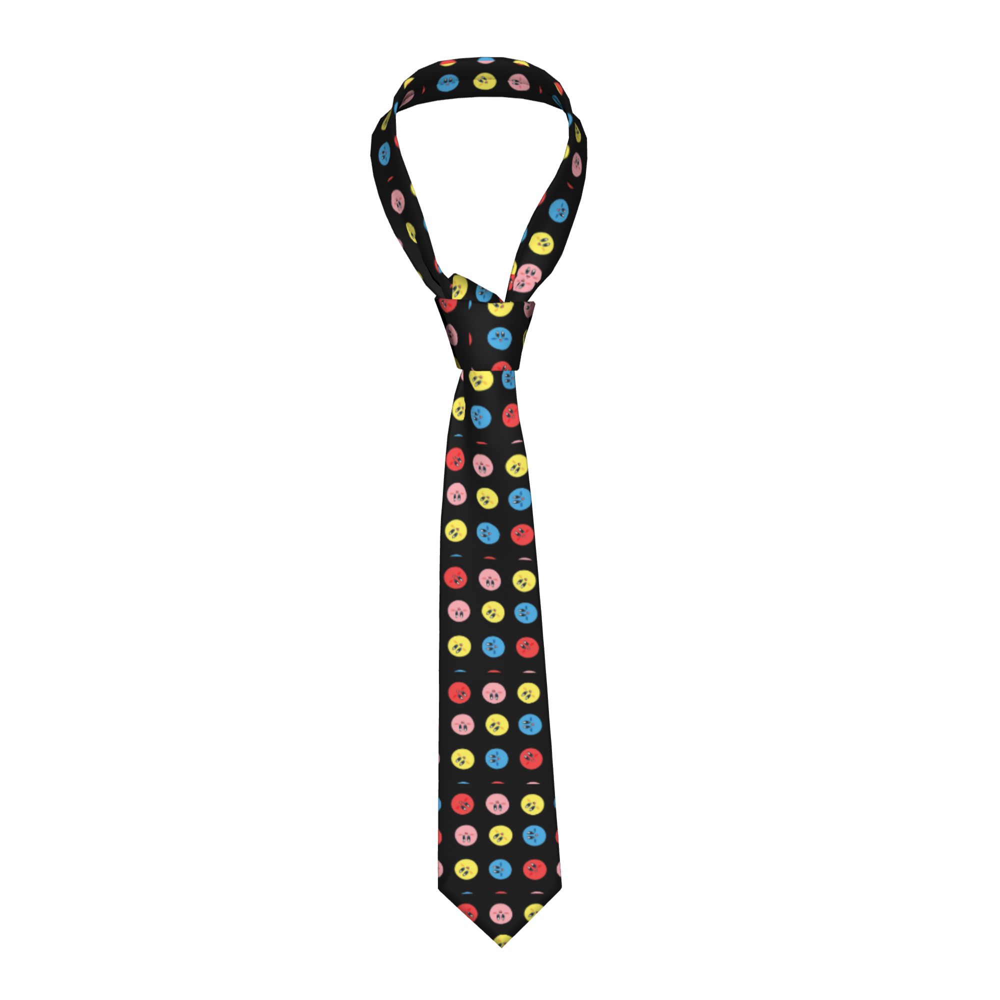 Free Cosplay Prop Patterns - Rolling Kirby Pattern Neckties Men Women