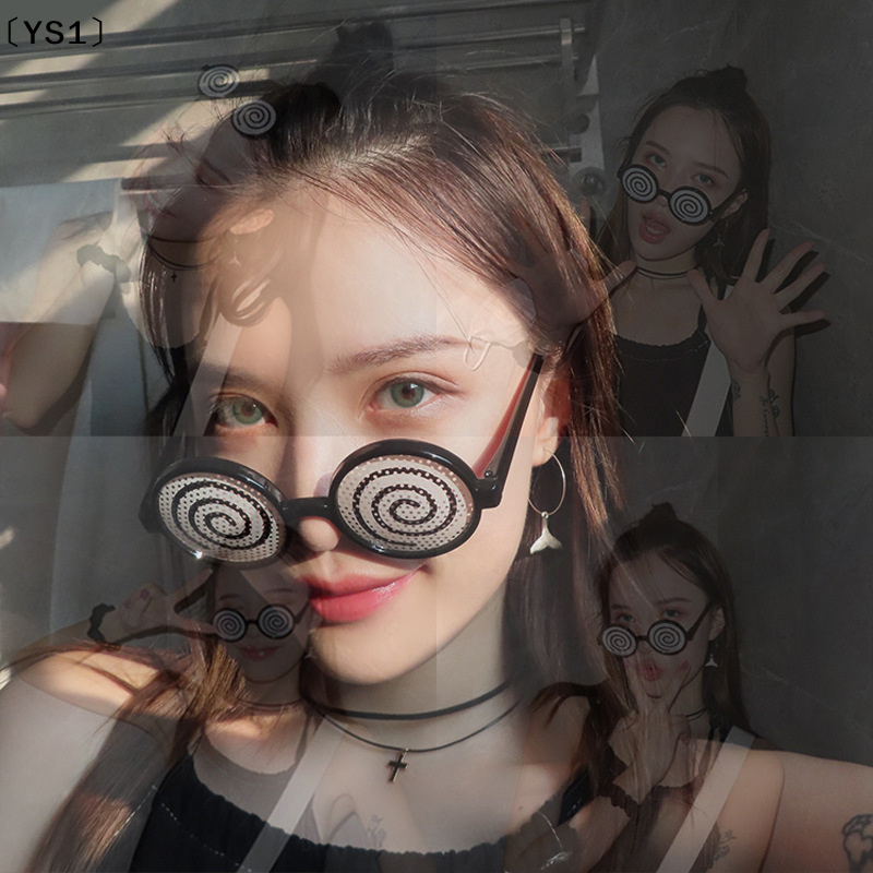 Free Cosplay Prop Patterns - 〔YS1〕New Cosplay Glasses Vertigo Pattern Funny