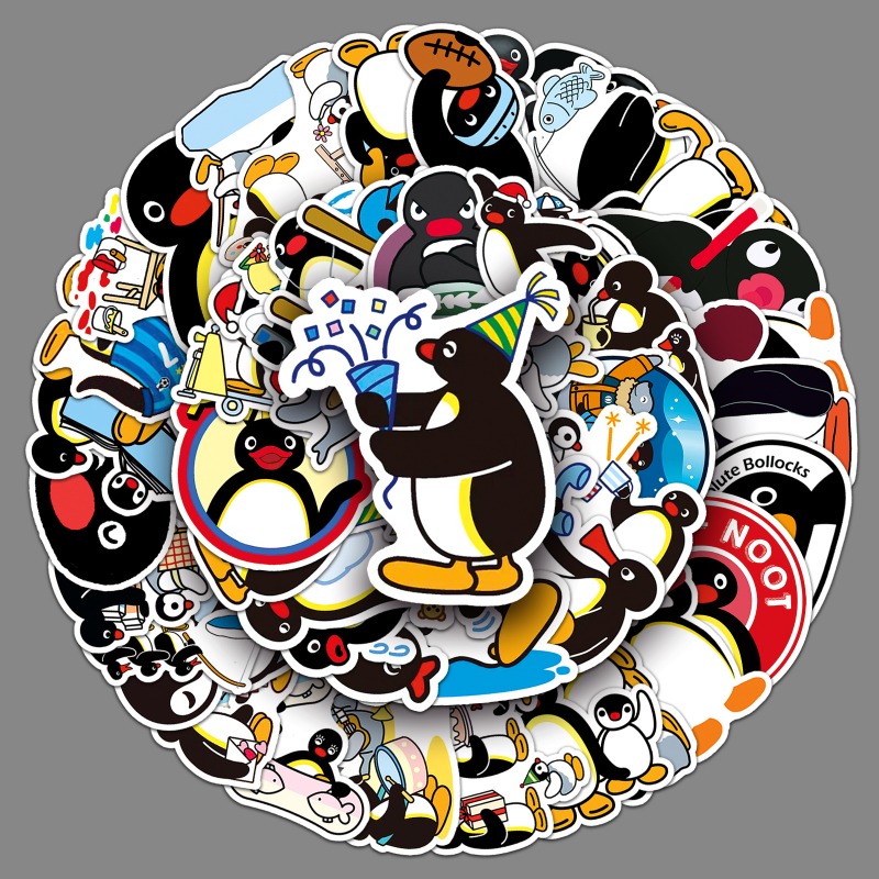 Cosplay Prop Diy - 50PCS Hot Cute Pingu Stickers PINGI