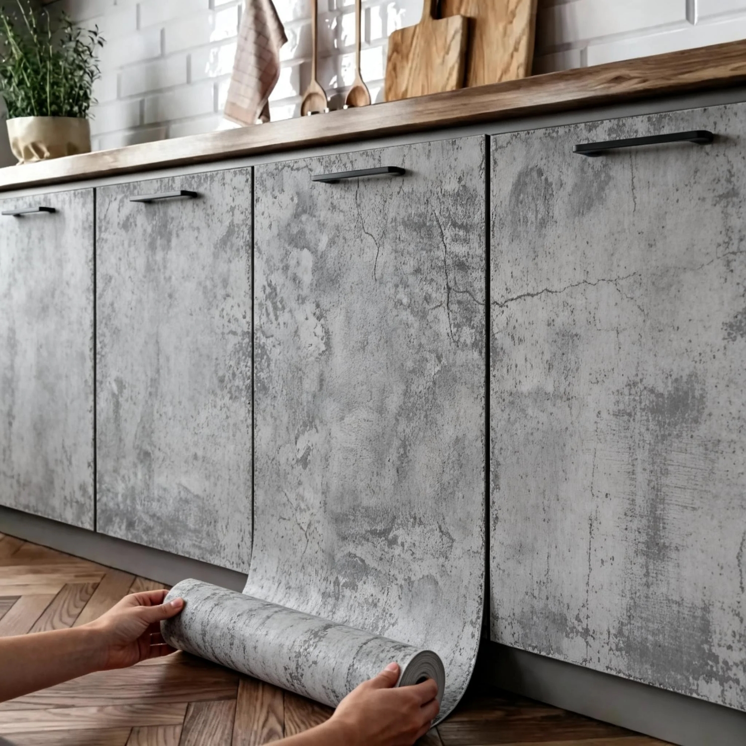 Contact Cement Glue - 6M Cement Grey Pvc Wallpaper Store