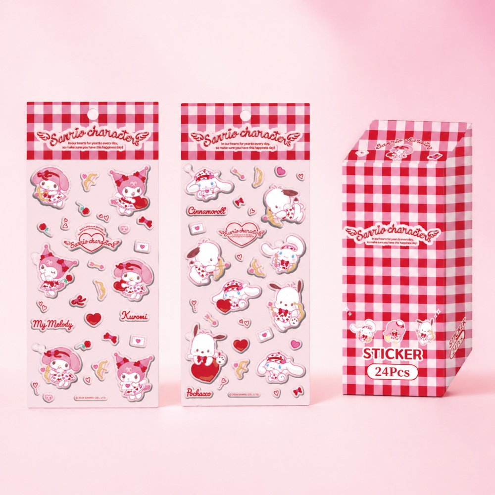 Eva Foam Sheet - Genuine Sanrio Kawaii Foam Stickers My