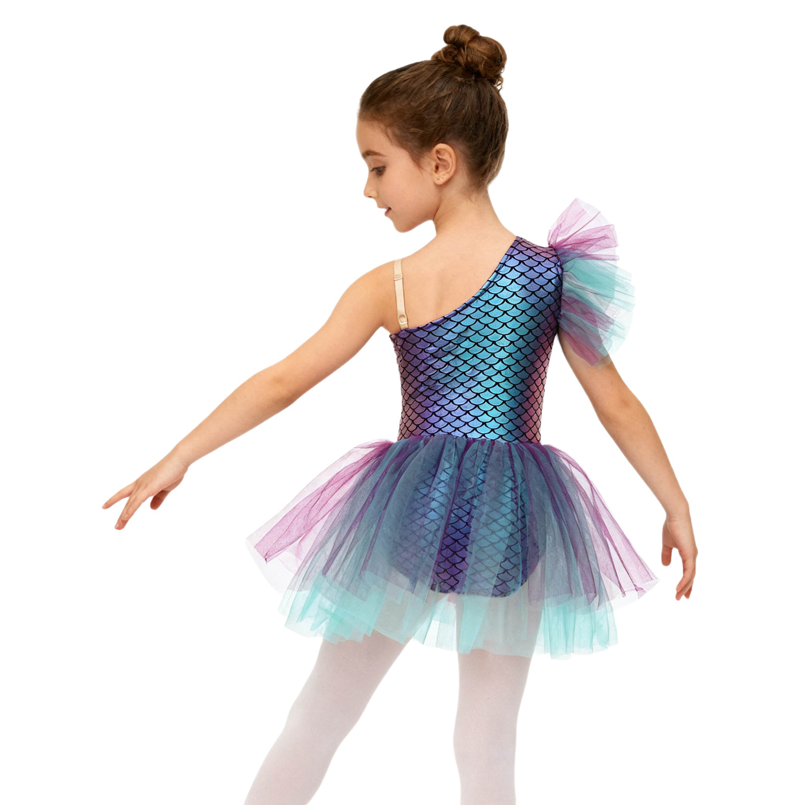 Kids Fish Scales Princess Gymn - Briar Cosplay Prop 评论和价格