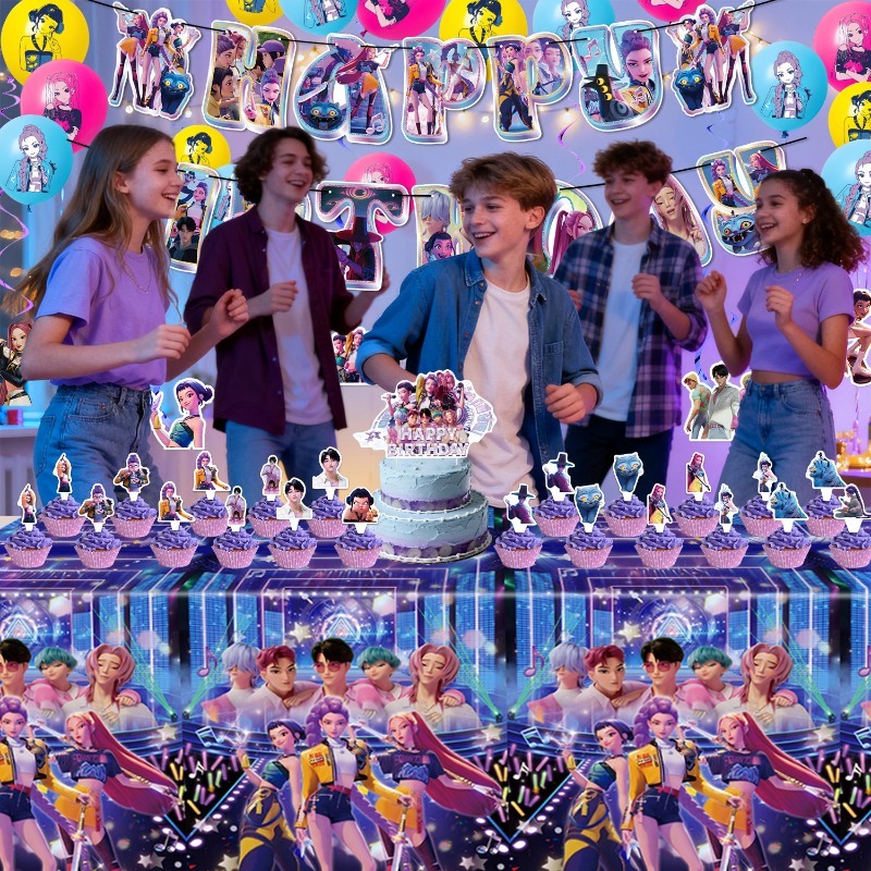 K-Pop Birthday Party Supplies  - Cosplay Prop Kit 评论和价格