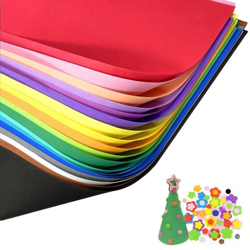 3/5/18pcs 1mm Thin Colorful EV - Eva Foam Sheet 评论和价格