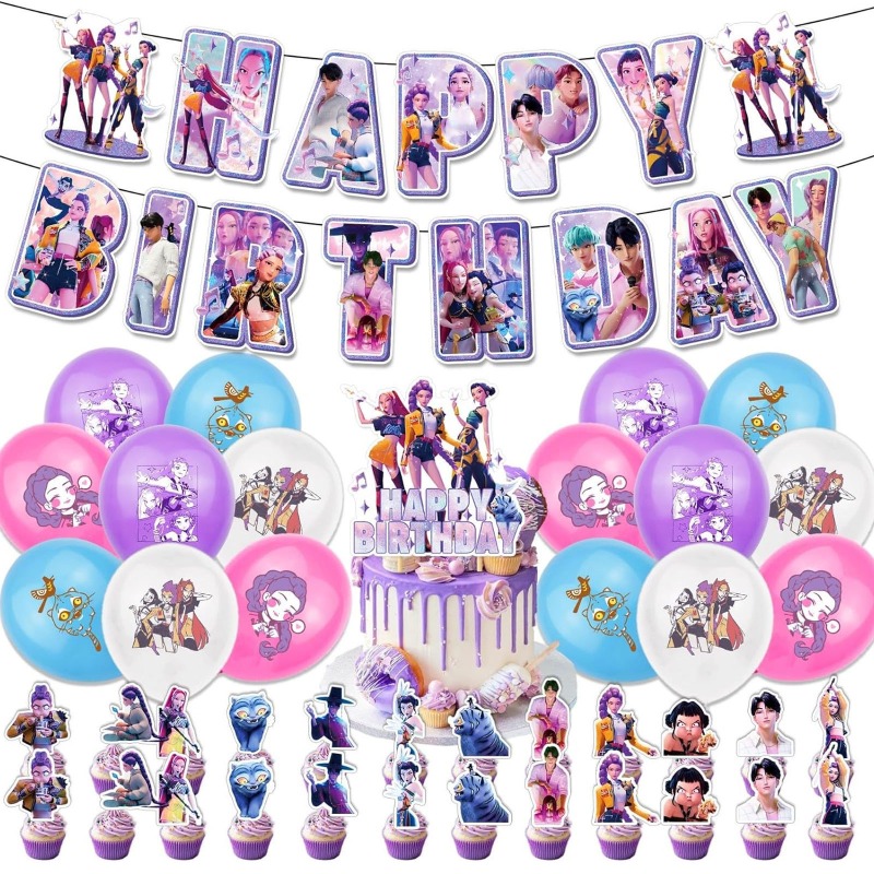Hot K-Pop Birthday Party Suppl - Cosplay Prop Kit 评论和价格