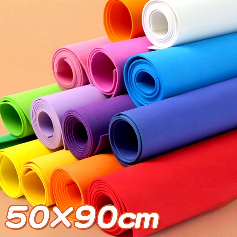 10 Sheets 50x90cm Colored Spon - Eva Foam Sheet 评论和价格