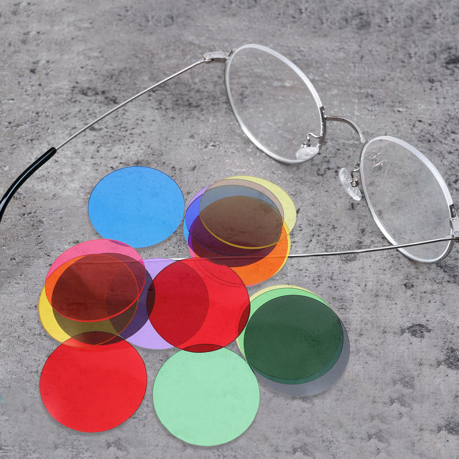16Pcs Steampunk Lens Kit Color - Cosplay Prop Kit 评论和价格