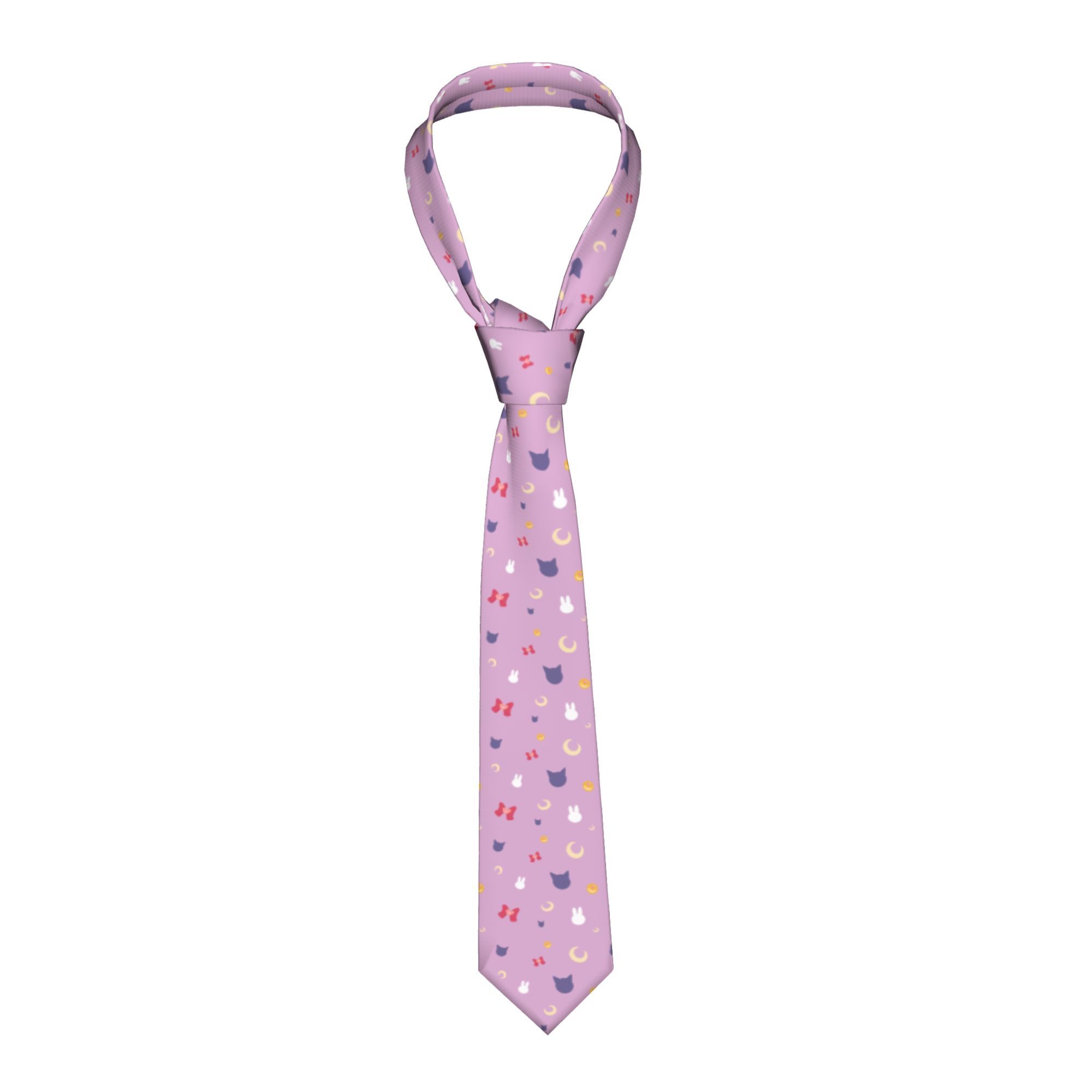 Moon Pattern Anime Neckties Si - Free Cosplay Prop Patterns 评论和价格