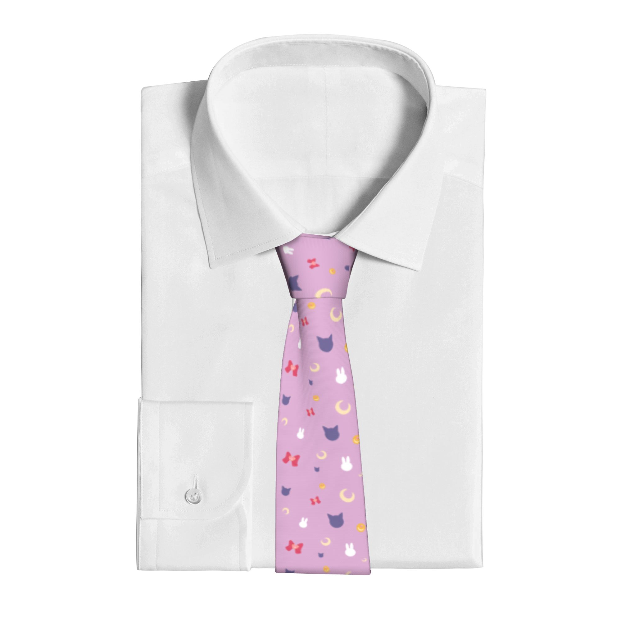 Moon Pattern Anime Neckties Si - Free Cosplay Prop Patterns 评论和价格