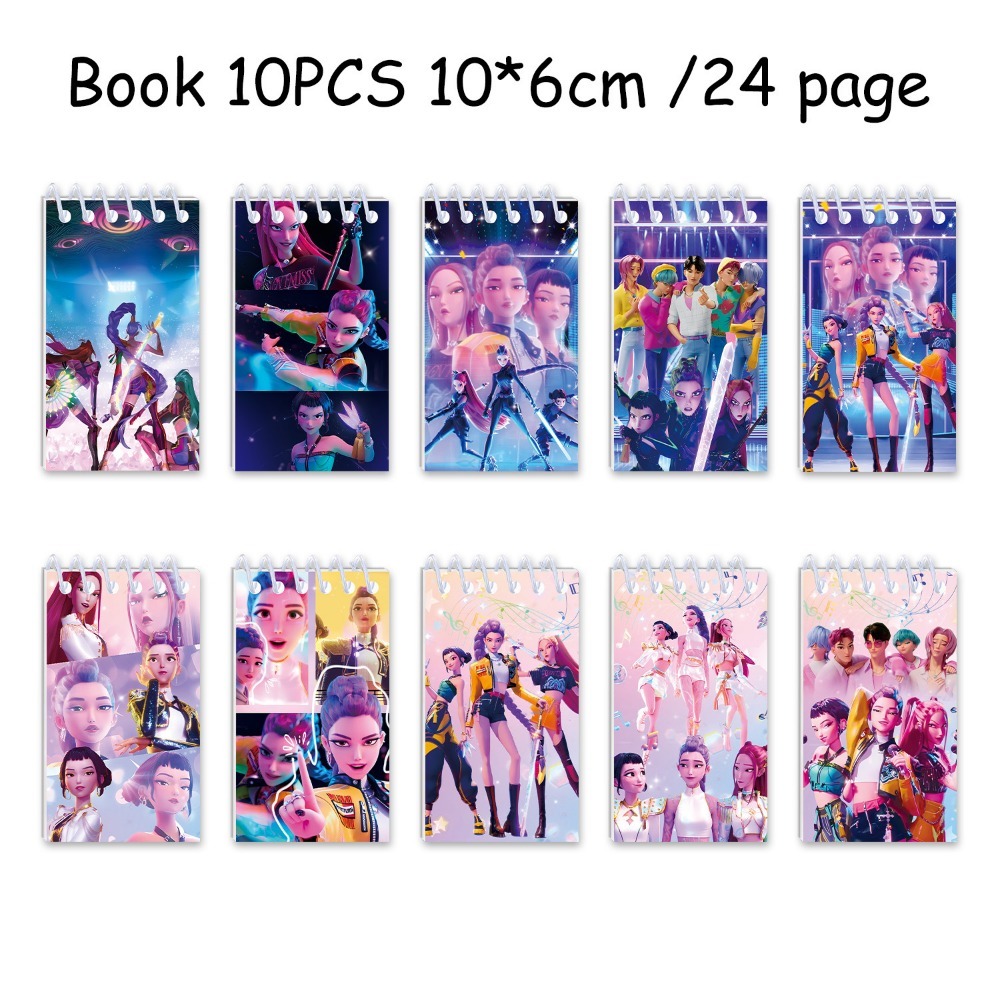 10PCS Anime Girls Group K-pop  - Free Cosplay Prop Patterns 评论和价格