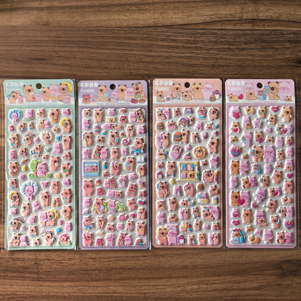 4 Sheets CPBB Cute Bear Pig Fo - Eva Foam Sheet 评论和价格