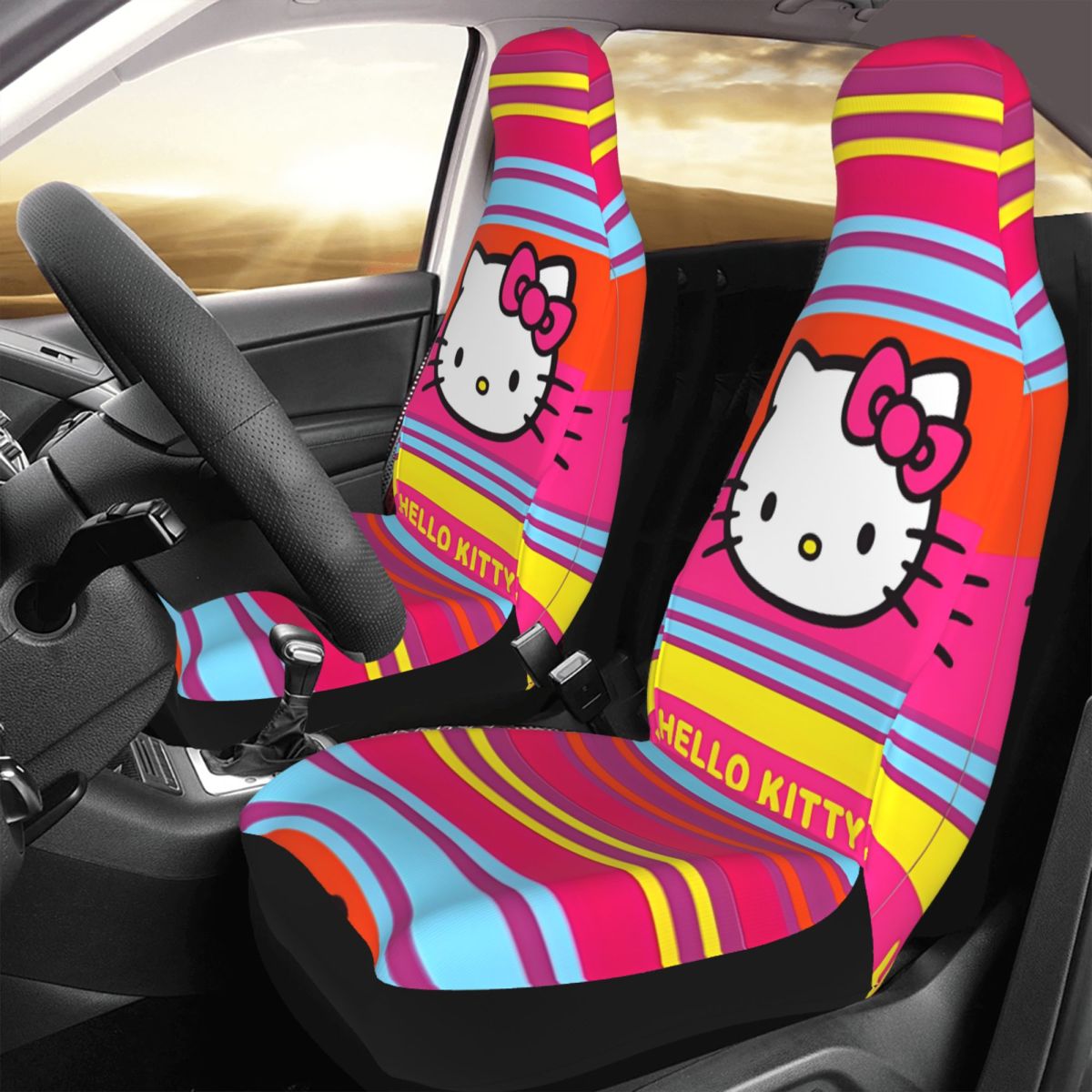 Hello Kitty Stripe Pattern Uni - Free Cosplay Prop Patterns 评论和价格